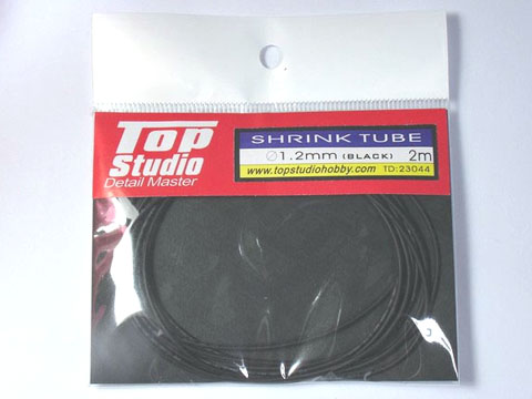TOP STUDIO TD23044 1.2mm Shrink Tube Black