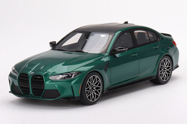 【お取り寄せ商品】 TOP SPEED TS0396 1/18 BMW M3 Competition (G80) Isle of Man Green Metallic