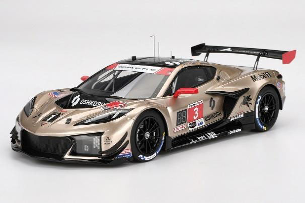 ** 予約商品 ** TOP SPEED TS0590 1/18 Chevrolet Corvette Z06 GT3.R IMSA Sebring 12H 2024 #3