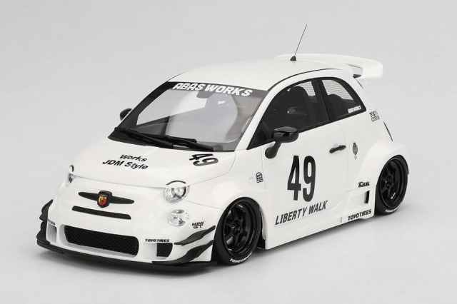 予約商品 ** TOP SPEED TS0606 1/18 Abarth 595 LB-WORKS x Abas 予約商品 ** TOP SPEED TS0606 1/18 Abarth 595 LB-WORKS x Abas
