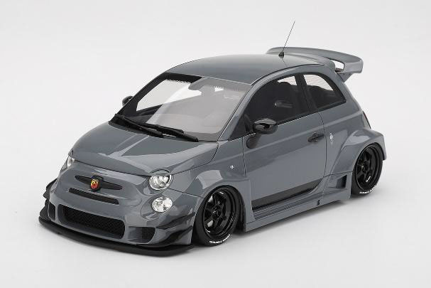 ** 予約商品 ** TOP SPEED TS0612 1/18 Abarth  595 LB-WORKS x Abas Works Gray