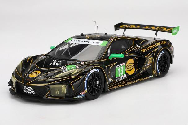 ** 予約商品 ** TOP SPEED TS0615 1/18 Chevrolet Corvette Z06 GT3.R IMSA Sebring 12H 2025 #13 AWA