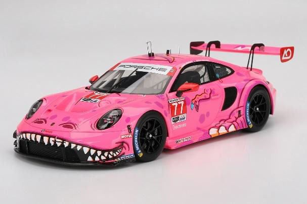 ** 予約商品 ** TOP SPEED TS0617 1/18 Porsche 911 GT3 R IMSA Road America 2024 #77 AO Racing