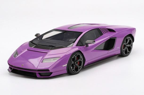** 予約商品 ** TOP SPEED TS0624 1/18 Lamborghini Countach LPI 800-4 Viola 30th