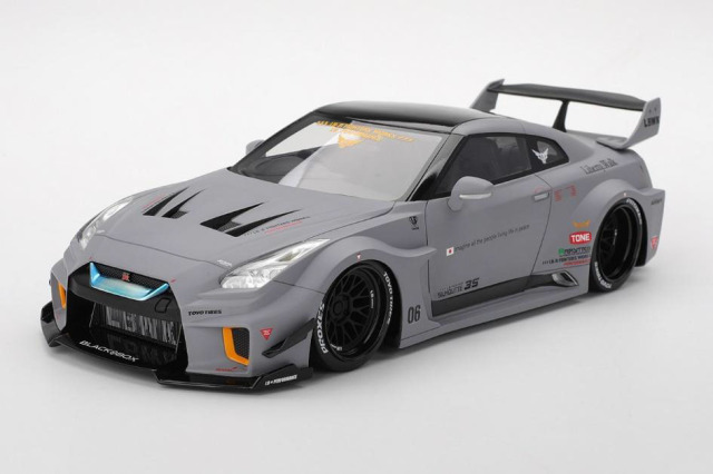 ** 予約商品 ** TOP SPEED TS0633 1/18 LB-Silhouette WORKS GT Nissan 35GT-RR version1 Matt Gray