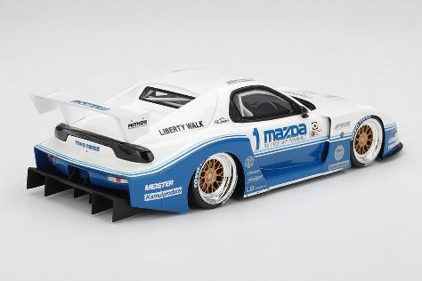 予約商品 ** TOP SPEED TS0637 1/18 Mazda RX-7 LB-Super Silhouette