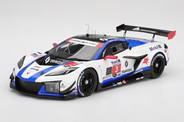 ** 予約商品 ** TOP SPEED TS0660 1/18 Chevrolet Corvette Z06 GT3.R IMSA Sebring 12H 2025 #3 Corvette Racing by Pratt Miller Motorsports