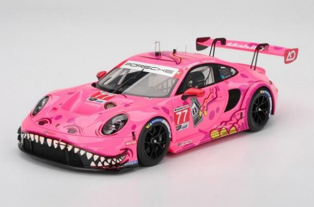 ** 予約商品 ** TOP SPEED TS0663 1/18 Porsche 911 GT3 R (992) IMSA Detroit GP 2025 #77 AO Racing