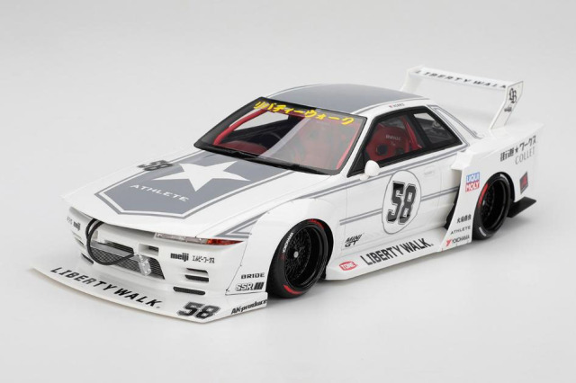 ** 予約商品 ** TOP SPEED TS0695 1/18 LBWK Nissan GT-R32 Kaido Works Tokyo Auto Salon 2025