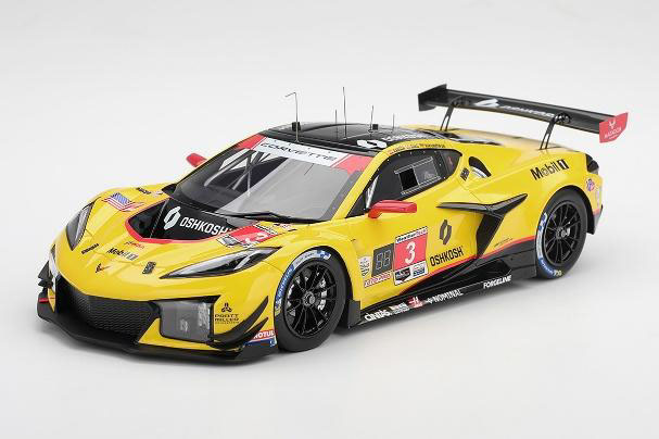 ** 予約商品 ** TOP SPEED TS0717 1/18 Chevrolet Corvette Z06 GT3.R IMSA Daytona 24H 2025 #3 Corvette Racing by Pratt Miller Motorsports 