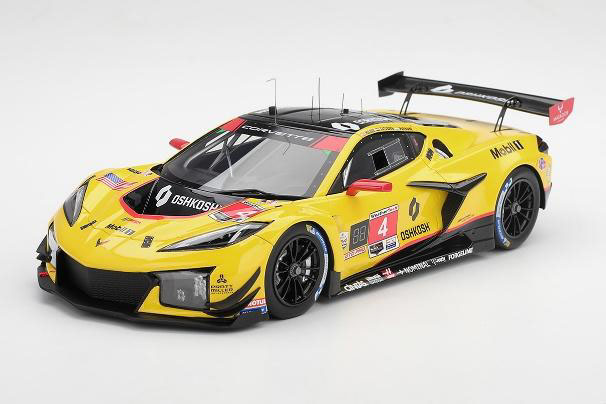 ** 予約商品 ** TOP SPEED TS0718 1/18 Chevrolet Corvette Z06 GT3.R IMSA Daytona 24H 2025 #4 Corvette Racing by Pratt Miller Motorsports 