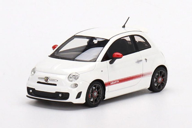 1/43 TSM ABARTH アバルト 595 Gara ガーラ ホワイト TSM Model TSM430616 1/43 Abarth 595 Gala White ミニカー専門