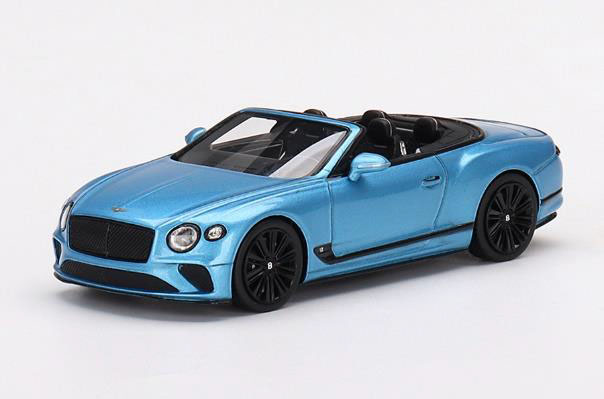 【お取り寄せ商品】 TSM Model TSM430635 1/43 Bentley Continental GT Speed Convertible 2022 Kingfisher