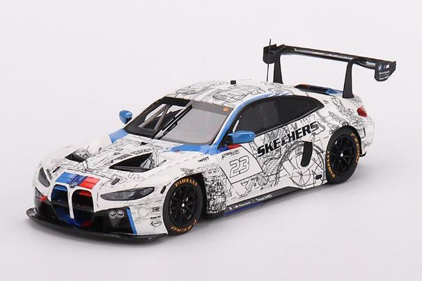【お取り寄せ商品】 TSM Model TSM430729 1/43 BMW M4 GT3 Test Livery 2022 #23 BMW M Team WRT