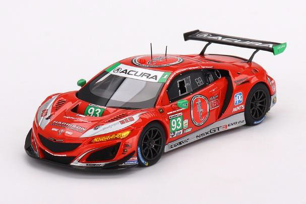【お取り寄せ商品】 TSM Model TSM430758 1/43 Acura NSX GT3 EVO22 IMSA Daytona 24H 2023 #93