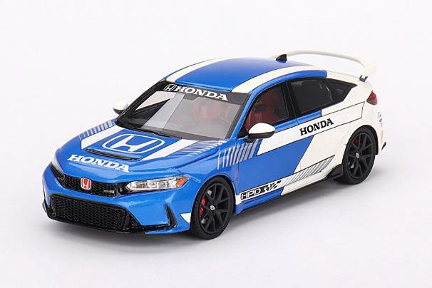 【お取り寄せ商品】 TSM Model TSM430767 1/43 Honda Civic Type R 2023 #3 Pece Car Blue