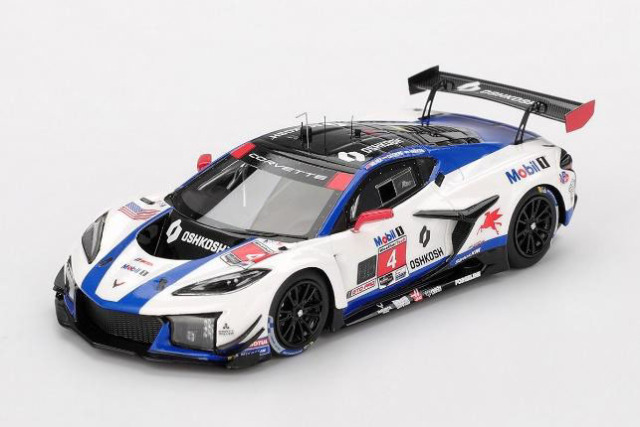 ** 予約商品 ** TSM Model TSM430882 1/43 Chevrolet Corvette Z06 GT3.R IMSA Sebring 12H 2025 #4 Corvette Racing by Pratt Miller Motorsports