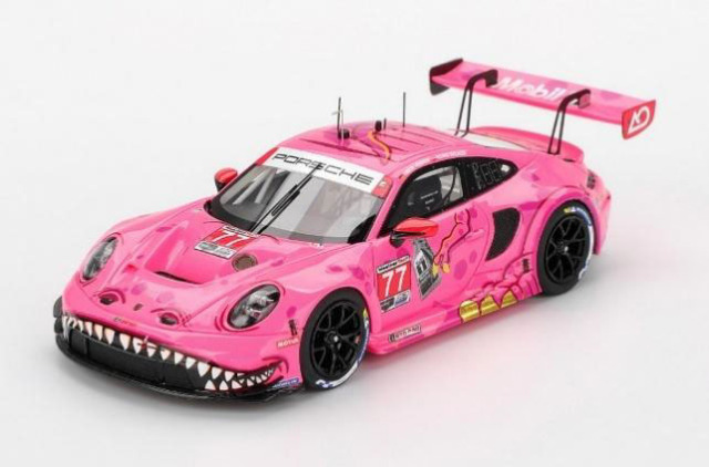 ** 予約商品 ** TSM Model TSM430884 1/43 Porsche 911 GT3R GTD PRO IMSA Detroit GP 2025 #77 AO Racing