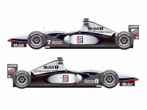 Vector One Decals D20-011 1/20 McLaren MP4/13 1998 【メール便可】