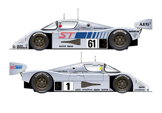 Vector One Decals D24-010 1/24 Sauber C9 1989-1990 3 in 1 【メール便可】