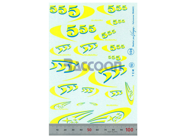 Virages Decal 153 1/24 Subaru 555 【メール便可】