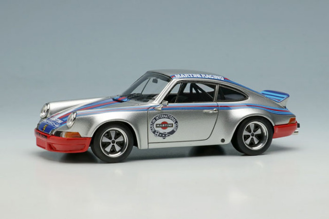 VISION VM024K Porsche 911 Carrera RSR 2.8 1973 Silver /Martini stripe Limited 120pcs