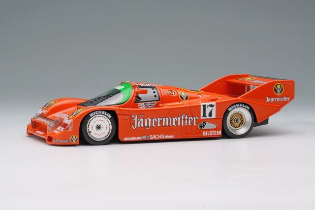** 予約商品 ** VISION VM052 Porsche 962C Brun Motorsport Jagermeister 1000km Spa1986 Winner No.17 Limited 120pcs