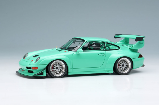 VISION VM131H Porsche 911(993) GT2 EVO 1998 Mint Green Limited 60pcs