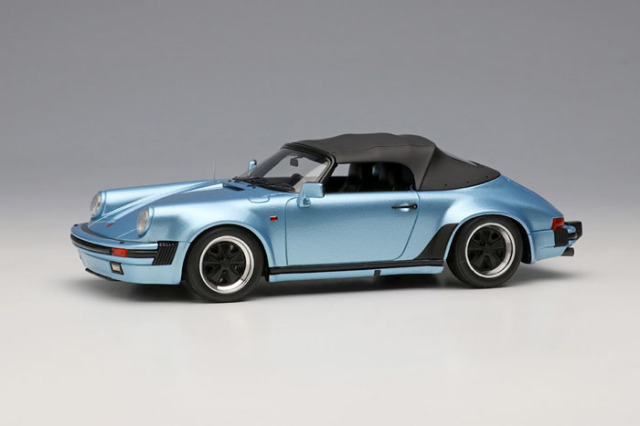 VISION VM138I Porsche 911 Carrera 3.2 Speedster Turbolook 1989 Metallic Light Blue