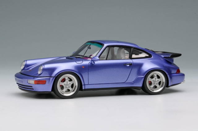 【お取り寄せ商品】 VISION VM158I Porsche 911(964) Turbo 3.6 1993 Lavender Blue Metallic Limited 60pcs