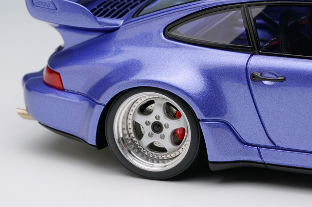 新同品／絶版 【VISION】ポルシェ911 Carrera RSR 2.8白青 Make Up Co., Ltd. / Porsche 911 Carrera RSR 2.8 1973