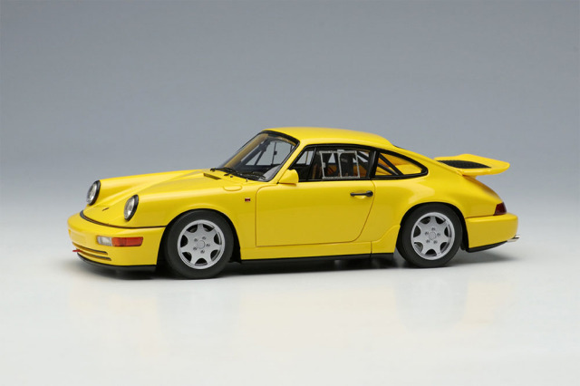 【お取り寄せ商品】 VISION VM164B Porsche 911(964) Carrera 4 Light Weight 1990 Speed Yellow