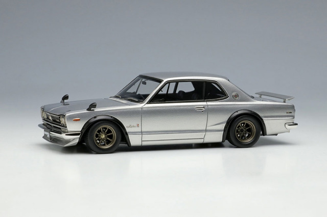 VISION VM273B Nissan Skyline 2000 GT-R (KPGC10) 1971 with Chin spoiler (RS watanabe 8spoke) Silver