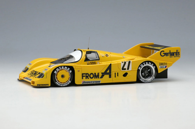 【お取り寄せ商品】 VISION VM315 Porsche 962C FROM A WEC in Japan 1988 No.27 4th Yellow Limited 120pcs