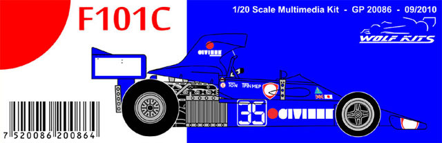 お取り寄せ商品】 WOLF Models GP20086 1/20 Maki F101C T.Trimer/H