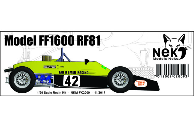 お取り寄せ商品】 Neko Models FK2016 1/20 FF1600 RF81 - A