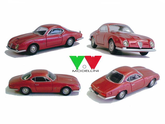 アルファロメオ1600カングーロ 1/43ポリトーイ製 ミニカー POLITOYS-M