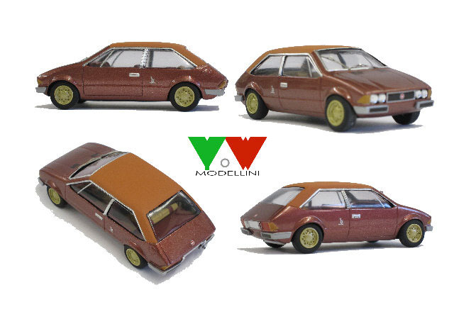 YOW Modellini K157 フィアット 128 Coupe Bertone 1/43キット