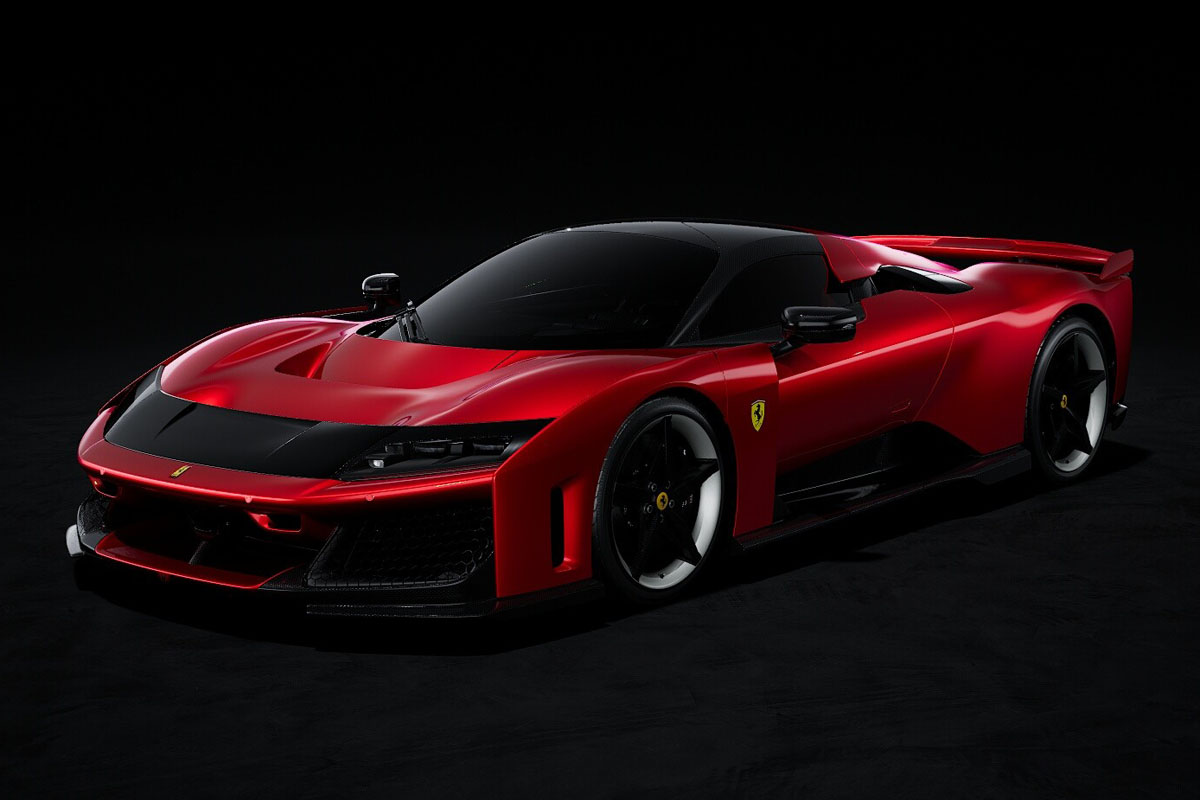 ** 予約商品 ** LOOKSMART LS1213A 1/12 Ferrari F80 Rosso Supercar