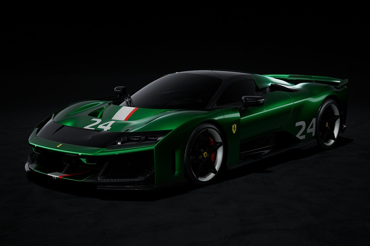 ** 予約商品 ** LOOKSMART LS1213D 1/12 Ferrari F80 Green Jewel with Livery