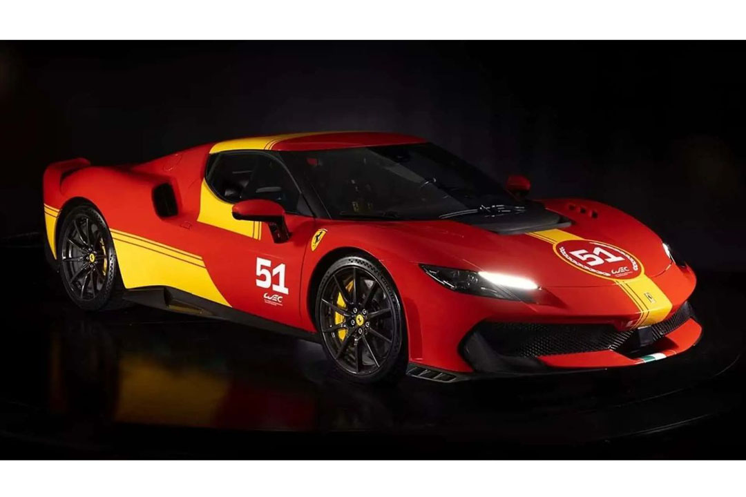 ** 予約商品 ** LOOKSMART LS1219B 1/12 Ferrari 296 Speciale - Piloti Ferrari