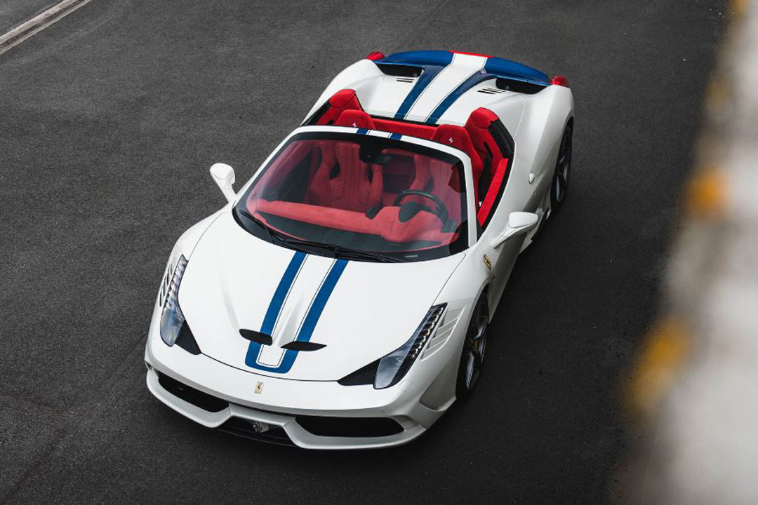 ** 予約商品 ** LOOKSMART LS1222C 1/12 Ferrari 458 Speciale A Bianco Fuji - Nart Livery