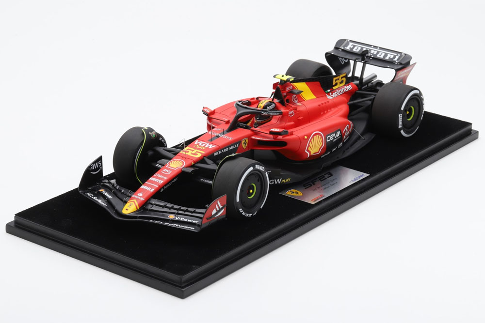 ** 予約商品 ** LOOKSMART LS18F1048 1/18 Ferrari SF-23 Italian GP Monza 2023 C.Sainz