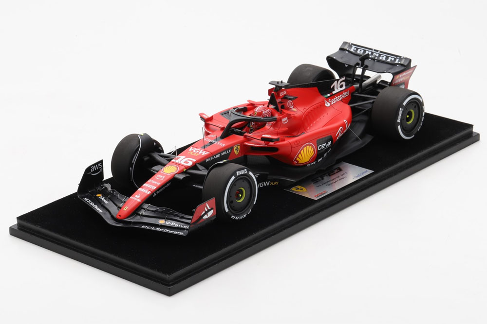 LOOKSMART LS18F1051 1/18 Ferrari SF-23 Azerbaijan GP 2023 C.Leclerc