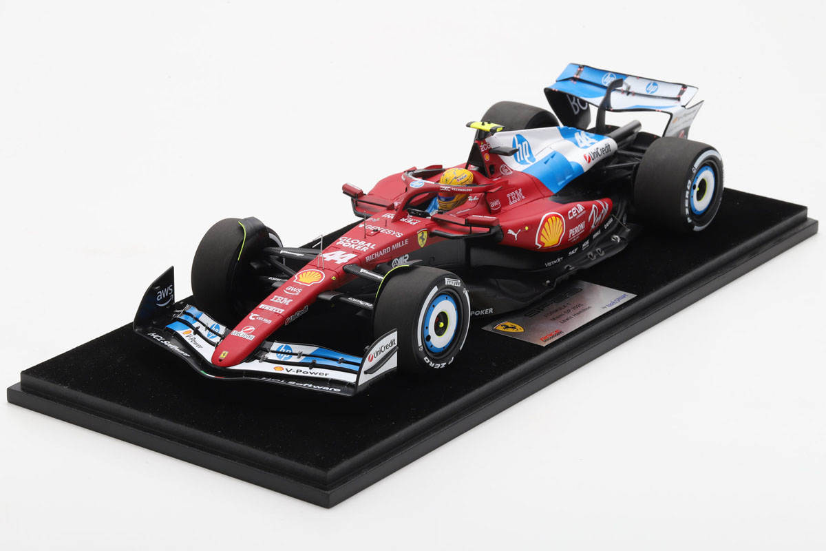 ** 予約商品 ** LOOKSMART LS18F1077 1/18 Ferrari SF-25 Miami GP 2025 L.Hamilton