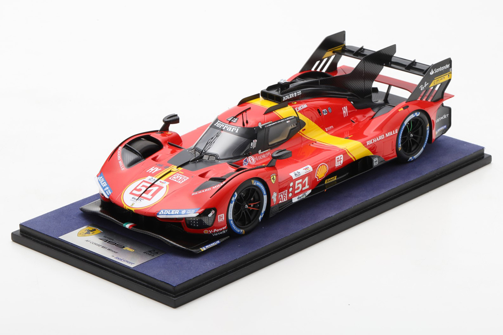 LOOKSMART LS18LM035 1/18 Ferrari 499P No.51 AF CORSE 24H Le Mans 2023 Winner