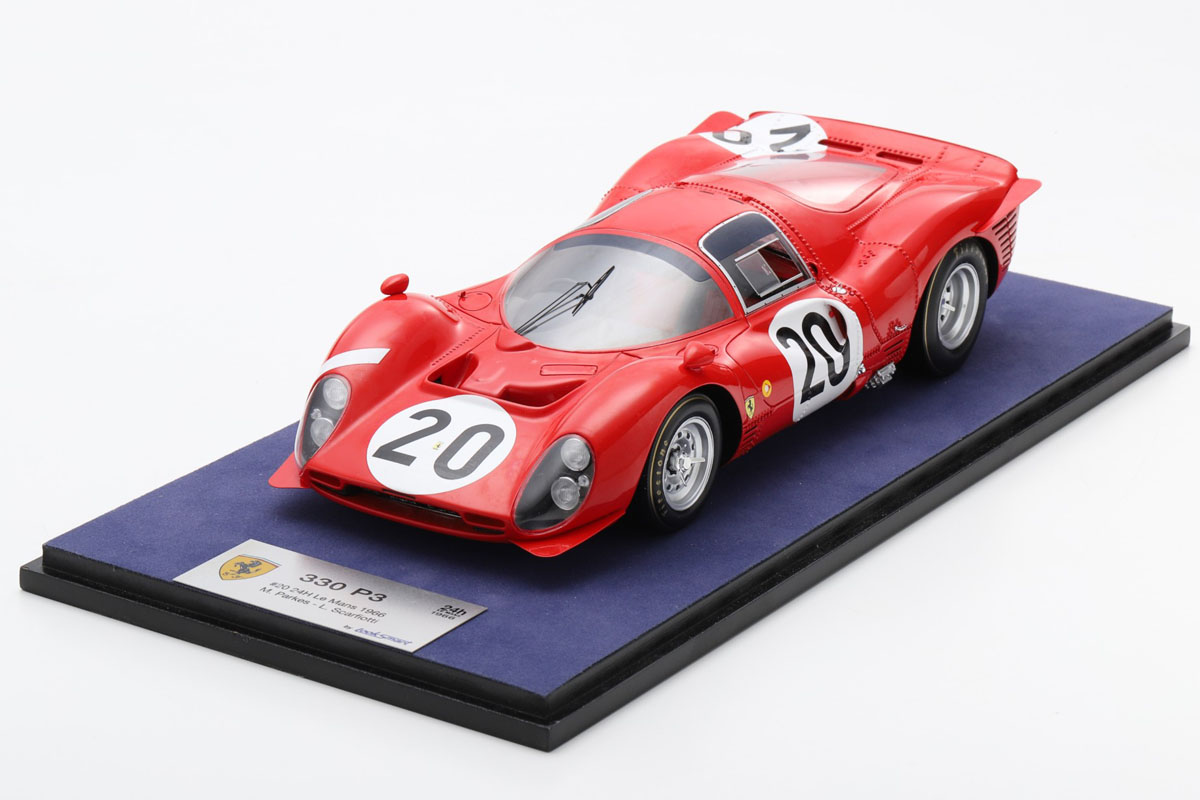 ** 予約商品 ** LOOKSMART LS18LM038 1/18 Ferrari 330P3 No.20 Le Mans 24H 1966 M.Parkes - L.Scarfiotti 