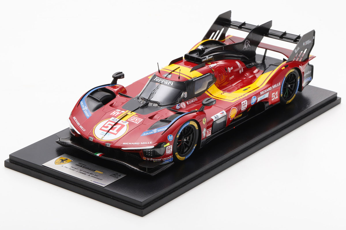 ** 予約商品 ** LOOKSMART LS18LM054 1/18 Ferrari 499P No.51 AF Corse 3rd Le Mans 24H 2025