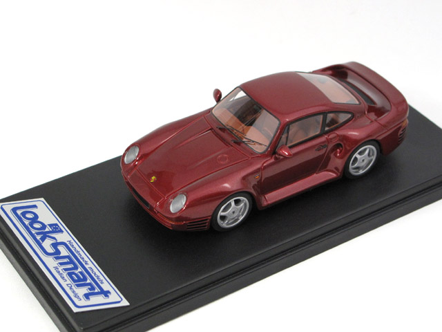 LOOKSMART LS290C Porsche 959 Met.Red/Tobacco Limited 99Pcs