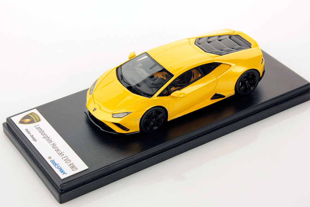 LOOKSMART LS517A 1/43 Lamborghini Huracan Evo RWD Giallo Belenus